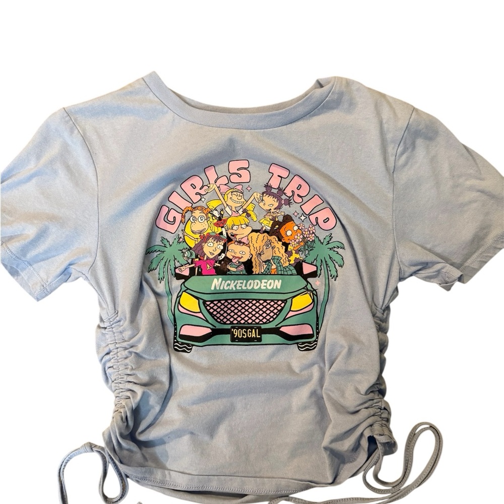 Nickelodeon Girls' Trip Blue T-Shirt